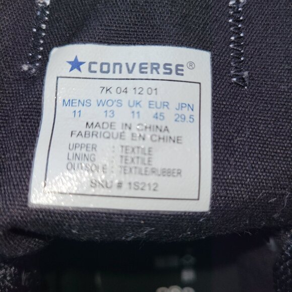 Converse Chuck Taylor All Star Ox in all black - Picture 6 of 6